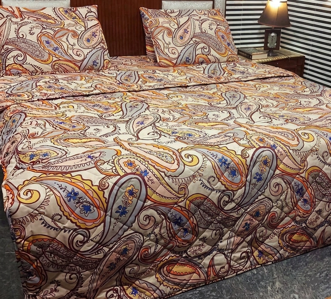 Brown comforter set