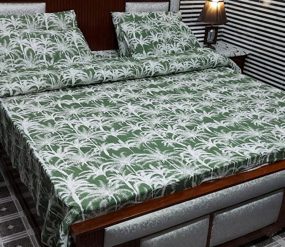 Tropical comforter set