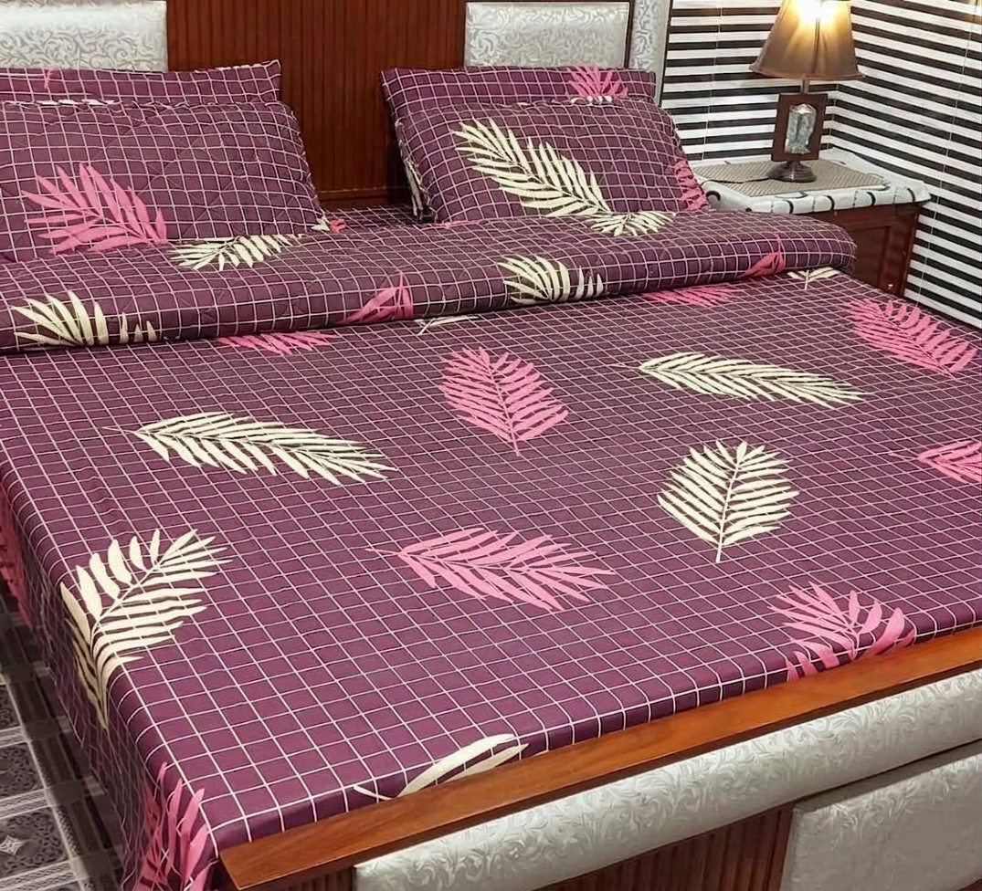 Purple feather set