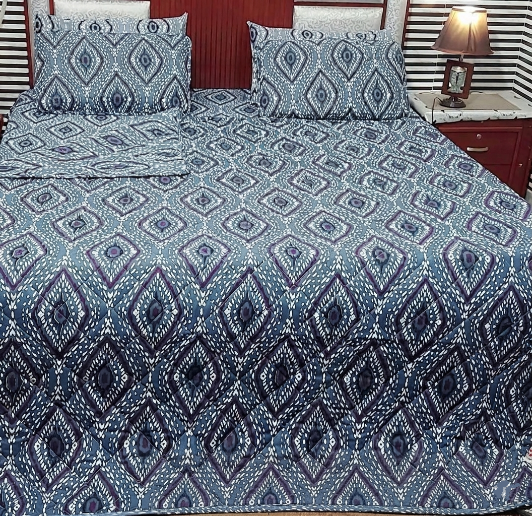 Grey comforter set