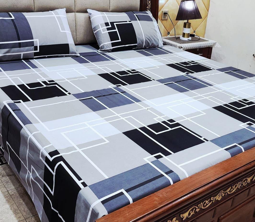 Pixel Block Bedding - cotton